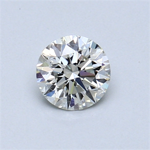 Picture of 0.42 Carats, Round Diamond with Excellent Cut, J Color, SI1 Clarity and Certified by GIA
