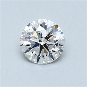Picture of 0.48 Carats, Round Diamond with Excellent Cut, F Color, SI2 Clarity and Certified by GIA