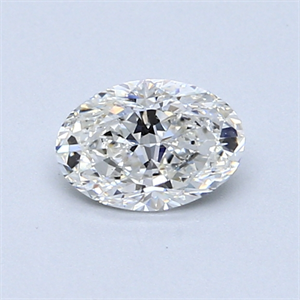 Picture of 0.60 Carats, Oval Diamond with  Cut, G Color, VS2 Clarity and Certified by GIA