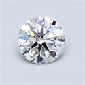 0.78 Carats, Round Diamond with Excellent Cut, I Color, SI1 Clarity and Certified by GIA