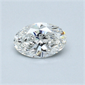 0.42 quilates, Ovalado Diamante , Color G, claridad VS2 y certificado por GIA