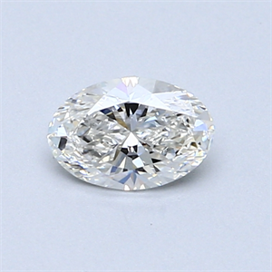Picture of 0.51 Carats, Oval Diamond with  Cut, H Color, VS1 Clarity and Certified by GIA