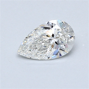 Picture of 0.52 Carats, Pear Diamond with  Cut, H Color, SI1 Clarity and Certified by GIA