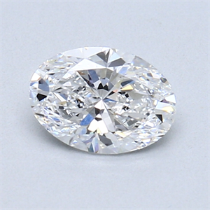 Picture of 0.70 Carats, Oval Diamond with  Cut, D Color, VS1 Clarity and Certified by GIA