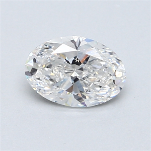 Picture of 0.73 Carats, Oval Diamond with  Cut, D Color, SI1 Clarity and Certified by GIA