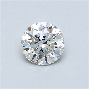 Picture of 0.41 Carats, Round Diamond with Excellent Cut, I Color, SI1 Clarity and Certified by GIA