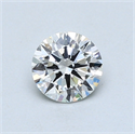 0.62 quilates, Redondo Diamante , Color G, claridad SI1 y certificado por GIA