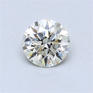 Picture of 0.60 Carats, Round Diamond with Very Good Cut, K Color, SI2 Clarity and Certified by GIA