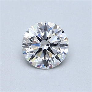 Picture of 0.60 Carats, Round Diamond with Excellent Cut, E Color, SI1 Clarity and Certified by GIA