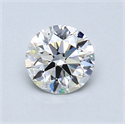 0.60 quilates, Redondo Diamante , Color H, claridad VS2 y certificado por GIA