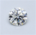 0.50 quilates, Redondo Diamante , Color H, claridad VS2 y certificado por GIA