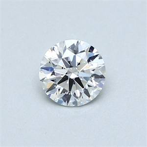 Picture of 0.41 Carats, Round Diamond with Excellent Cut, E Color, SI2 Clarity and Certified by GIA