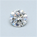 0.50 quilates, Redondo Diamante , Color H, claridad VS2 y certificado por GIA