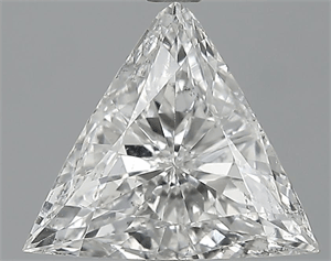 1.36 Carats, Triangle Diamond with  Cut, G Color, SI1 Clarity and Certified by GIA