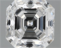 0.97 Carats, Asscher Diamond with  Cut, D Color, VS1 Clarity and Certified by GIA
