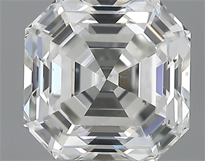 Picture of 1.03 Carats, Asscher Diamond with  Cut, E Color, VS2 Clarity and Certified by GIA