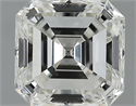 1.04 Carats, Asscher Diamond with  Cut, G Color, VVS2 Clarity and Certified by GIA