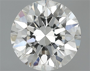 Picture of 2.00 Carats, Round Diamond with Very Good Cut, H Color, VS1 Clarity and Certified by GIA