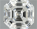2.04 Carats, Asscher Diamond with  Cut, I Color, VVS2 Clarity and Certified by GIA