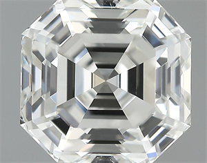 Picture of 2.04 Carats, Asscher Diamond with  Cut, I Color, VVS2 Clarity and Certified by GIA