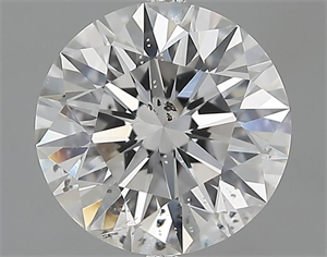 Picture of 2.63 Carats, Round Diamond with Excellent Cut, G Color, SI2 Clarity and Certified by GIA