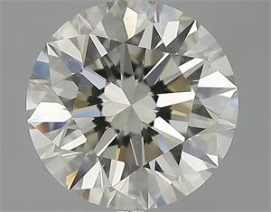 Picture of 3.01 Carats, Round Diamond with Very Good Cut, L Color, VVS2 Clarity and Certified by GIA