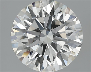 Picture of 3.20 Carats, Round Diamond with Excellent Cut, H Color, VS2 Clarity and Certified by GIA