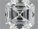 3.08 Carats, Asscher Diamond with  Cut, D Color, VS2 Clarity and Certified by GIA