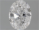 0.90 quilates, Ovalado Diamante , Color D, claridad VS2 y certificado por GIA