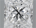 0.90 quilates, Princesa Diamante , Color D, claridad VS2 y certificado por GIA
