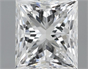 1.03 Carats, Princess Diamond with  Cut, G Color, VS2 Clarity and Certified by GIA
