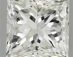 Picture of 3.60 Carats, Princess Diamond with  Cut, J Color, VS2 Clarity and Certified by GIA