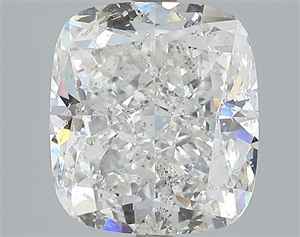 Picture of 4.02 Carats, Cushion Diamond with  Cut, D Color, SI1 Clarity and Certified by EGL