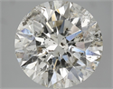 7.05 quilates, Redondo Diamante , Color G, claridad SI2 y certificado por EGL