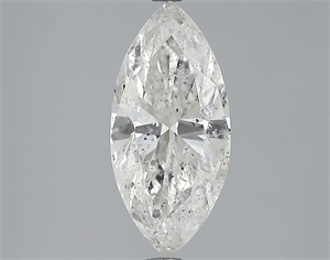 2.56 Carats, Marquise Diamond with  Cut, F Color, SI2 Clarity and Certified by EGL