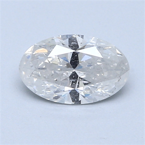 Picture of 0.83 Carats, Oval Diamond with  Cut, F Color, I1 Clarity and Certified by GIA