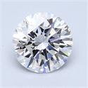1.09 Carats, Round Diamond with Excellent Cut, D Color, VVS2 Clarity and Certified by GIA