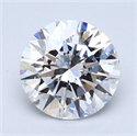1.72 Carats, Round Diamond with Excellent Cut, E Color, IF Clarity and Certified by GIA