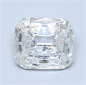0.86 Carats, Cushion Diamond with  Cut, J Color, I2 Clarity and Certified by GIA