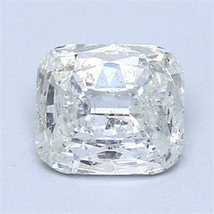 Picture of 0.86 Carats, Cushion Diamond with  Cut, J Color, I2 Clarity and Certified by GIA