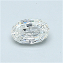 0.50 quilates, Ovalado Diamante , Color G, claridad VS2 y certificado por GIA