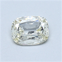 0.54 Carats, Cushion Diamond with  Cut, N Color, VS1 Clarity and Certified by GIA