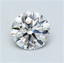 1.00 quilates, Redondo Diamante , Color E, claridad SI1 y certificado por EGL-USA