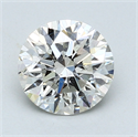 1.50 quilates, Redondo Diamante , Color H, claridad SI2 y certificado por EGL-USA