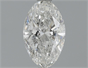 0.83 Carats, Oval Diamond with  Cut, G Color, SI2 Clarity and Certified by EGL