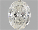 1.00 Carats, Oval Diamond with  Cut, G Color, SI2 Clarity and Certified by EGL