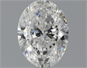 1.00 Carats, Oval Diamond with  Cut, F Color, SI2 Clarity and Certified by EGL