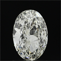 1.04 Carats, Oval Diamond with  Cut, H Color, SI1 Clarity and Certified by EGL