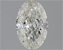 1.54 Carats, Oval Diamond with  Cut, G Color, SI2 Clarity and Certified by EGL