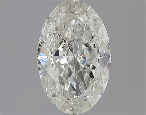 Picture of 1.54 Carats, Oval Diamond with  Cut, G Color, SI2 Clarity and Certified by EGL